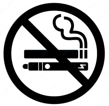 No smoking or vaping icon