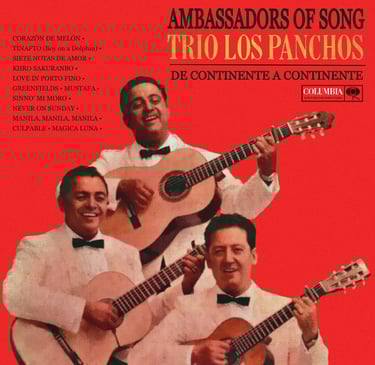 Portada del disco De Continente a Continente de Los Panchos