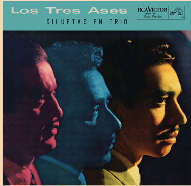 Portada del disco Siluetas en Trio de Los Tres Ases