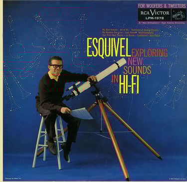 Portada del disco Exploring New Sounds in Hi-Fi de Esquivel.