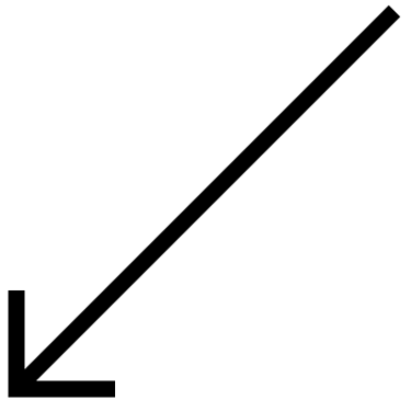 arrow down left