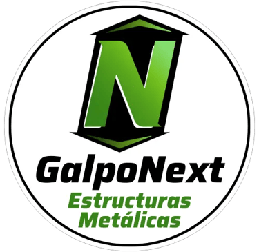 GalpoNext Estructuras Metálicas - Logo Circular