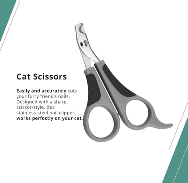 Wahl Canada Cat Nail Scissors, Sharp Stainless-Steel Blades, Safe to use with rounded tips