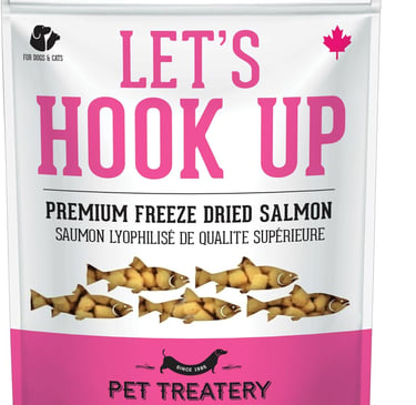 The Granville Island Pet Treatery | Freeze Dried Salmon Treats for Dogs & Cats (50g, Pack of 1)