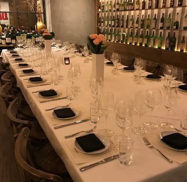 Private engagement celebration at Wally's Beverly Hills coordinated by LB Event Consultants