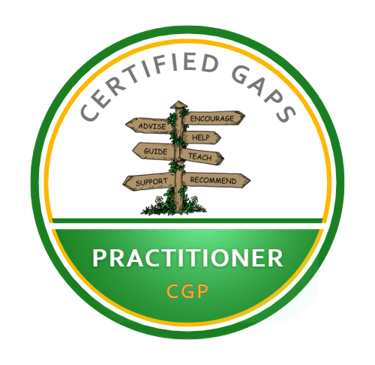 Certified Gaps Practitioner Graduate Logo for Johanna Aguirre, Bellingham WA