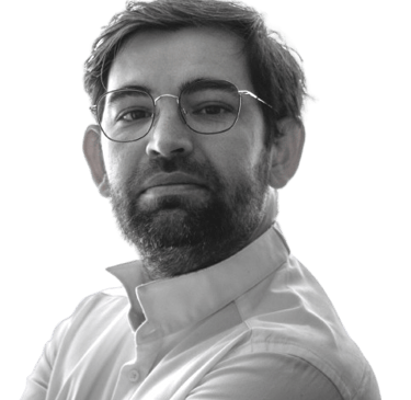 Photo de profil en noir et blanc