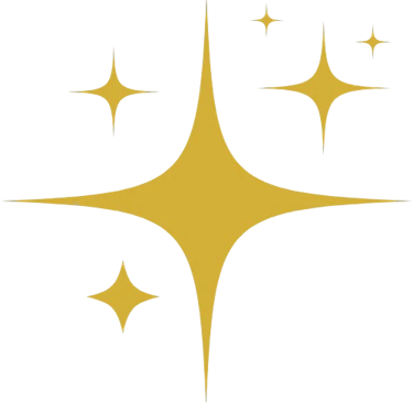 Elément décoratif - étoiles scintillantes- Rubenia Timmerman, auteure.