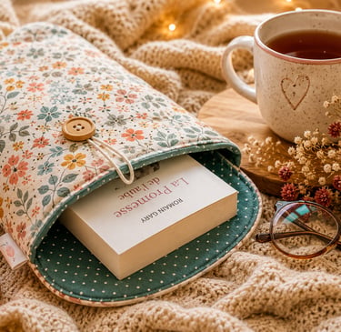 pochette de livre artisanale