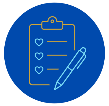 À la carte care icon representing flexible support, errands, and customizable daily assistance