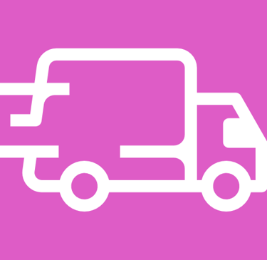 Photo of shipping truck icon