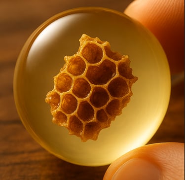 Branded hive with company logo recognition for corporate bee guardians