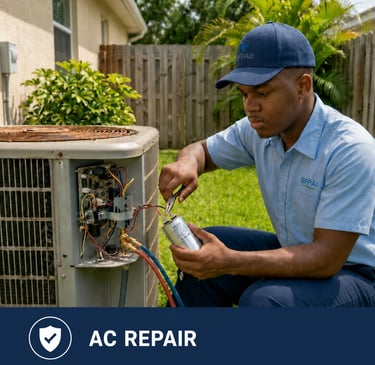 Ac repair service technician Parkland 