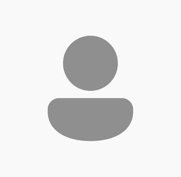 Generic gray person profile icon avatar on a white background for user interface design.