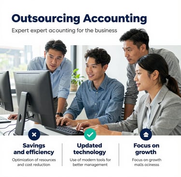 Close-up of hands typing on a laptop with financial charts on screen.