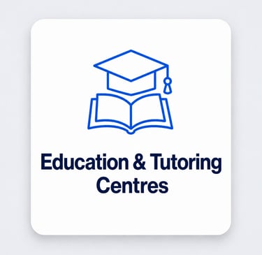 Education and tutoring centers managing student enquiries