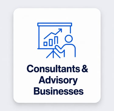 Consultants and advisory businesses improving tracking and follow-up