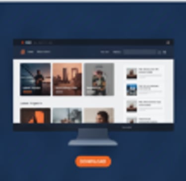 Web design user interface mockup shown on a desktop screen.