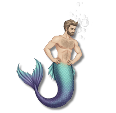 Bearded merman
