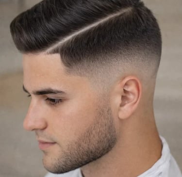 Mid Fade Taper Haircut 1