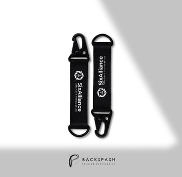 Gantungan Kunci Webbing Custom Logo Bogor