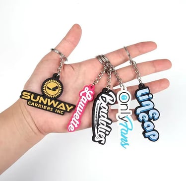 Gantungan Kunci Rubber Custom Logo Bogor