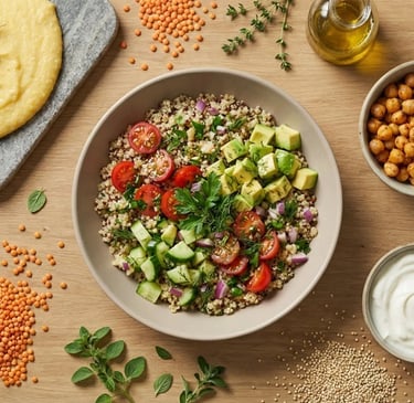 Recipes for gluten free, vegan, vegetarian and mediterranean special diets and styles