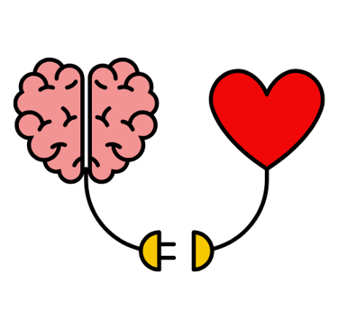 Ícono de estrategia y empatía en marketing digital: conexión entre inteligencia emocional y análisis