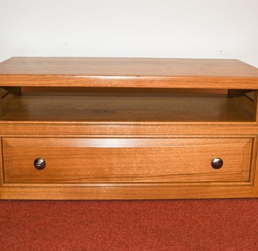 Bespoke TV Unit in Solid Oak