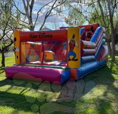 Castillo hinchable para alquiler en Madrid y Toledo