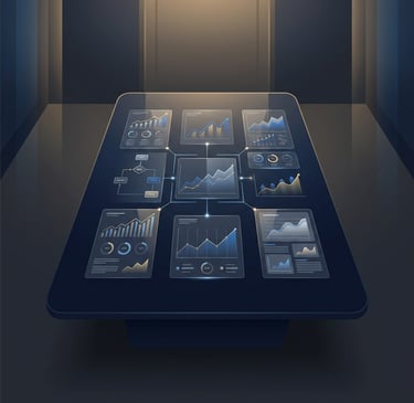 Financial dashboards and KPI reporting tools illustrating The 3 Pillars fractional CFO framework for