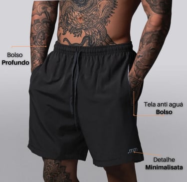 Bermuda Masculina em Tactel MM