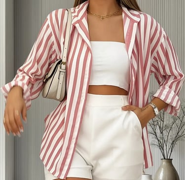 Camisa social listrada que combina com tudo