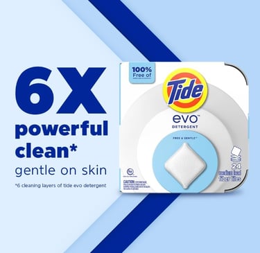 Tide EVO Portable Laundry Detergent Sheets