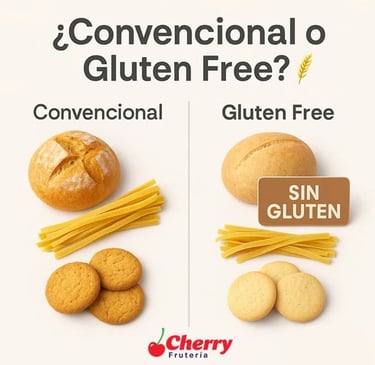 Pan, pasta y galletas sin gluten