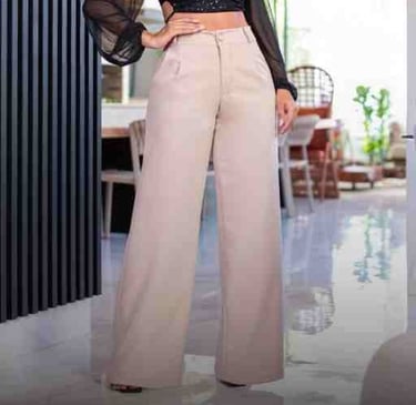 CALÇA ALFAIATARIA OFF WHITE