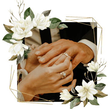"Experienced wedding event planner coordinating a beautifully customized celebration with elegant dé