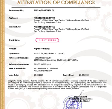 night seeds CE certification