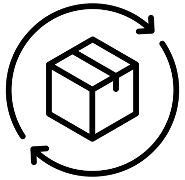 supakuota dėžė grąžinimui