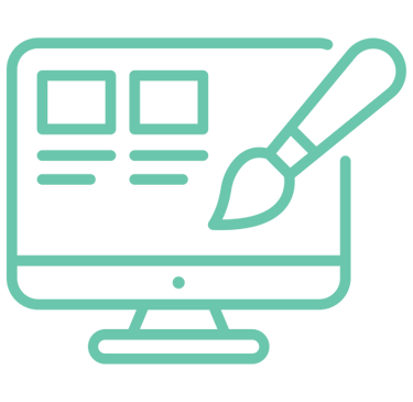 Modern web design UI/UX elements and creativity