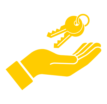 Ranka laiko raktų pakabuką su raktu