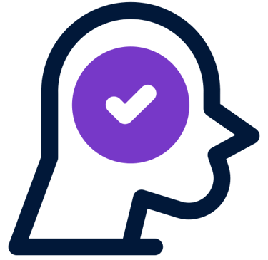 a person's head with the mind representing inspection and thinking