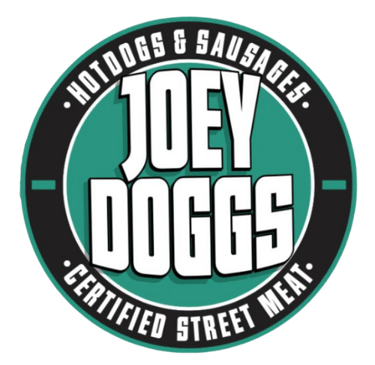 Joey Dogg's logo with a transparent background