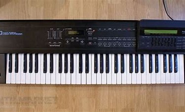 Roland D10 and PG10: Digital LA synthesizer with PG10 programmer.