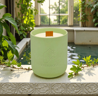 Green scented candle Earl Grey & Cucumber