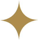 Gold four-point star