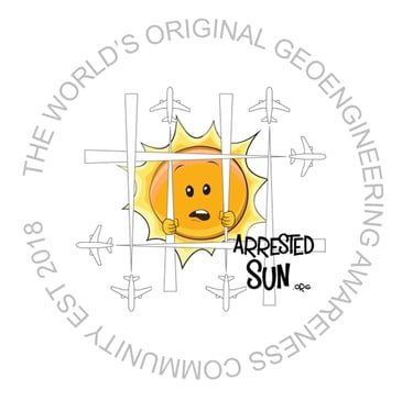 Arrested Sun Logo - Wotld's Original Geoengineering Awareness Community