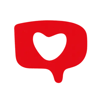 Icono corazón rojo Talenty