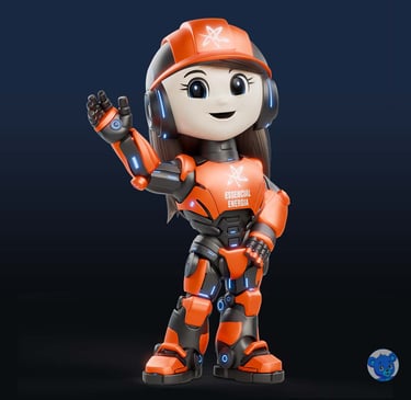 mascote 3D e personagem 3D