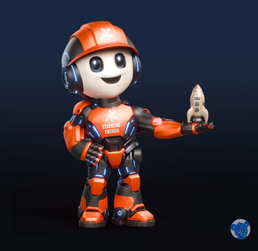 mascote 3D e personagem 3D